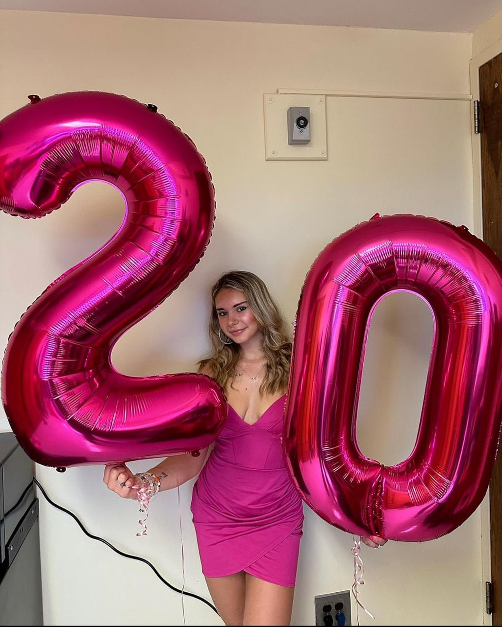 Number 9 Balloon by [Brand Name] - 40 Inch Hot Pink Giant Birthday Decoration for Girls