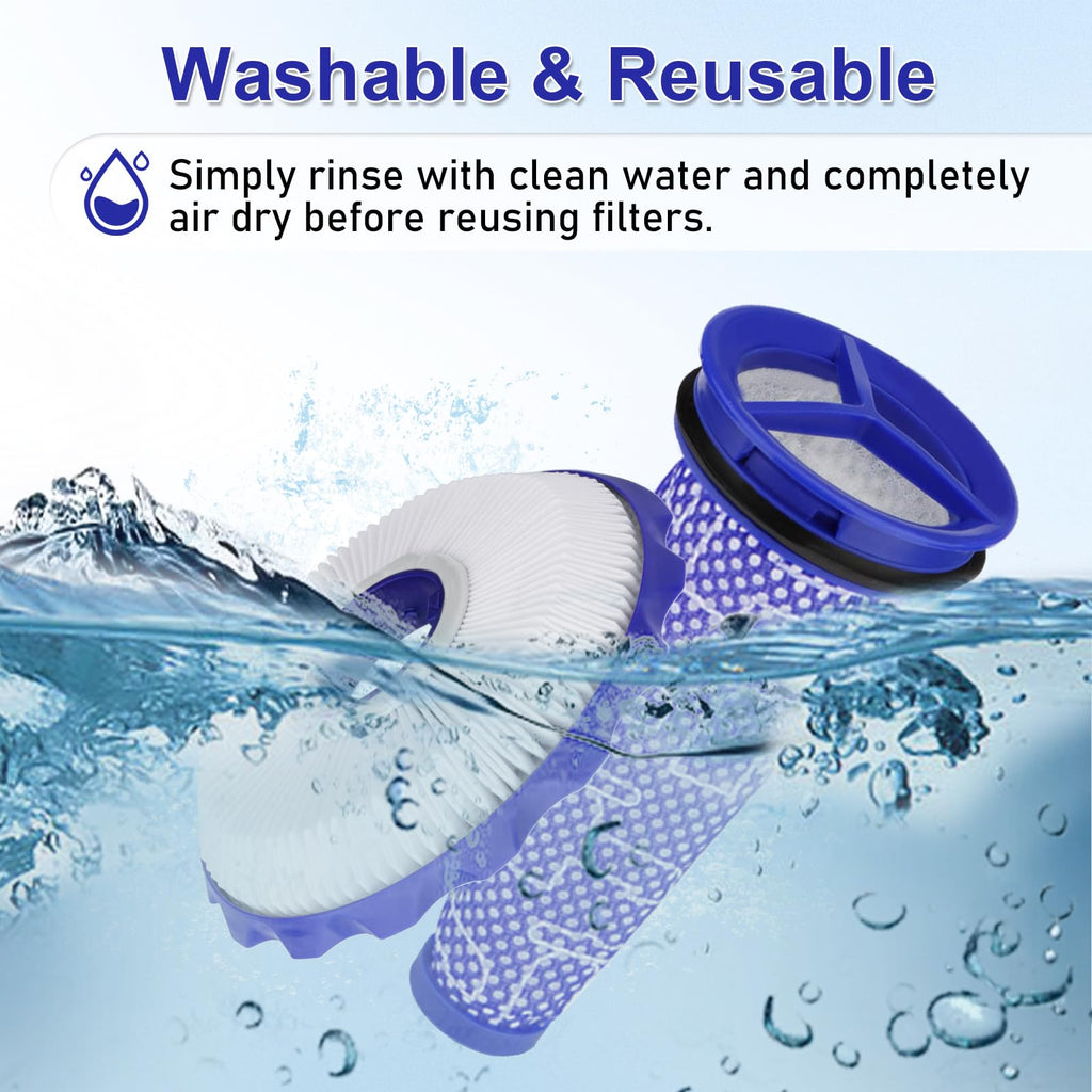 DC50 Roller Brush and Fiter Replacement Compatible With Dyson DC50 Animal Multi Floor Complete Vacuum, Filters Brush Kit, Compare to Part 964705-01 965081-01 965080-01