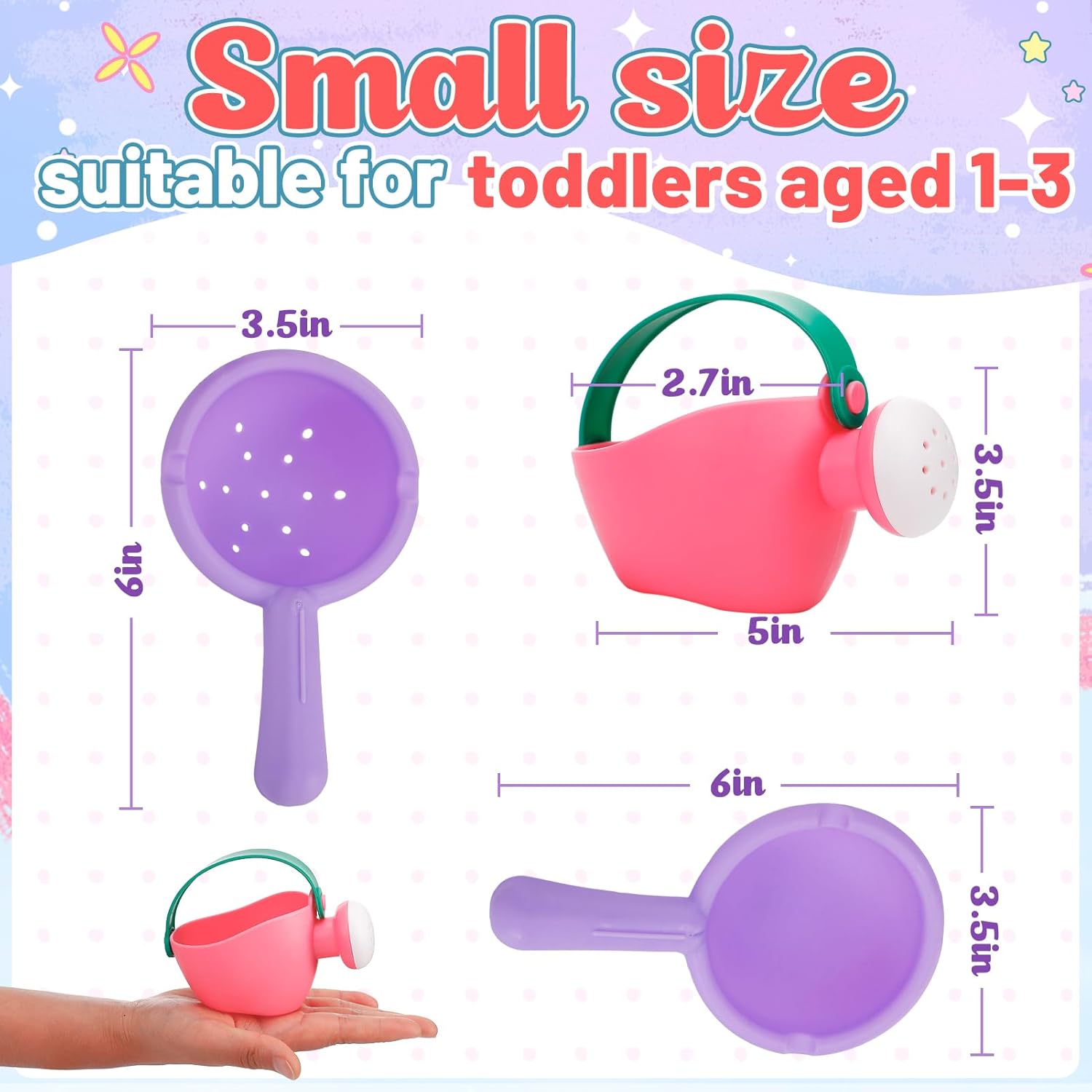Skiennix Soft Bath Toys for Toddlers 1-3 | Easy to Clean Water Table & Pool Fun | 3-Pack (Pink)