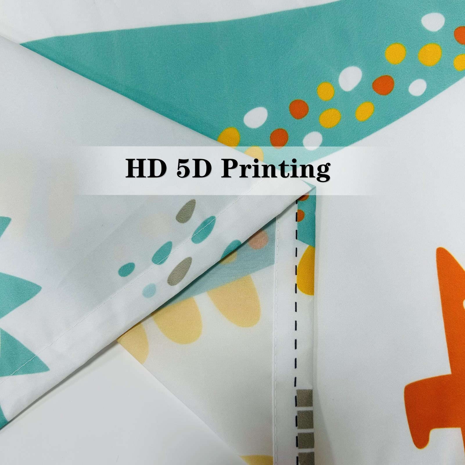 YUANZU Dinosaur Curtains Rod Pocket Kids Boys Girls Simple Childish Cute Dino Animals Print Pattern Window Drapes for Nursery Baby Bedroom Playroom W42 x L63 Inch 2 Panels