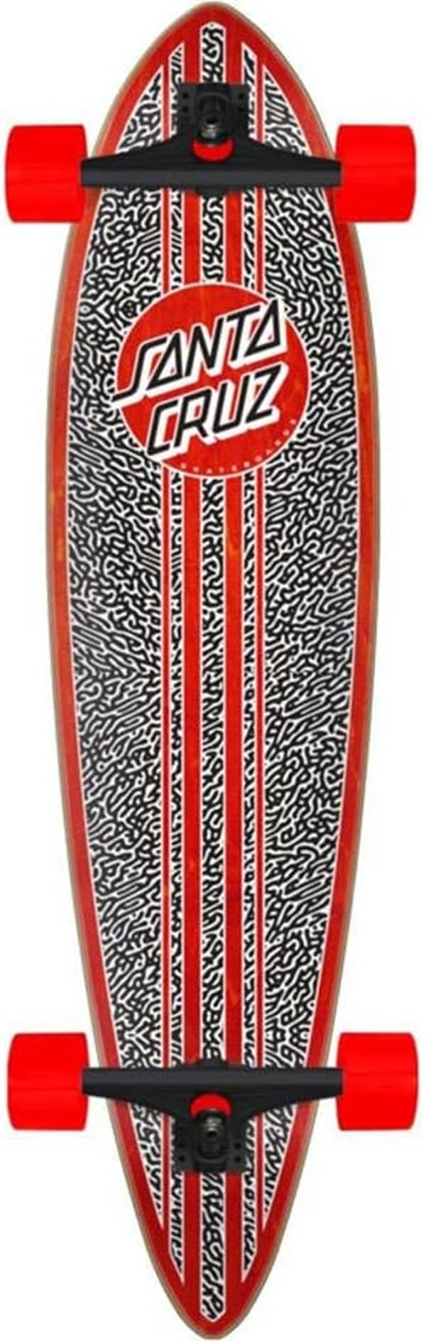 Santa Cruz Amoeba Dot Pintail Cruiser Longboard Complete 9.58" x 39"
