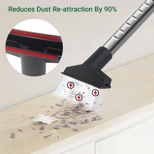 EZ SPARES 5PCS Compatible with Selected Models Replacement 32mm&35mm Vacuum Cleaner Accessories Horsehair Brush Kit for 1 1/4 Inch 1 3/8 Inch Crevices Tool Kit