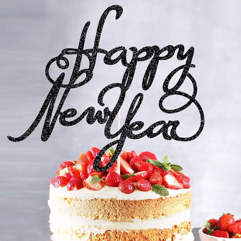 Happy New Year 2026 Cake Topper
