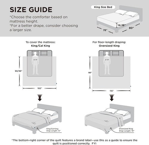 Bedsure Comforter Duvet Insert - Oversized King Size All-Season Down Alternative Bedding | GentleSoft Burnt Orange 116x98 Inches