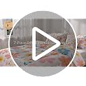 Feelyou Highland Cow 7-Piece King Bedding Set - Multi B09