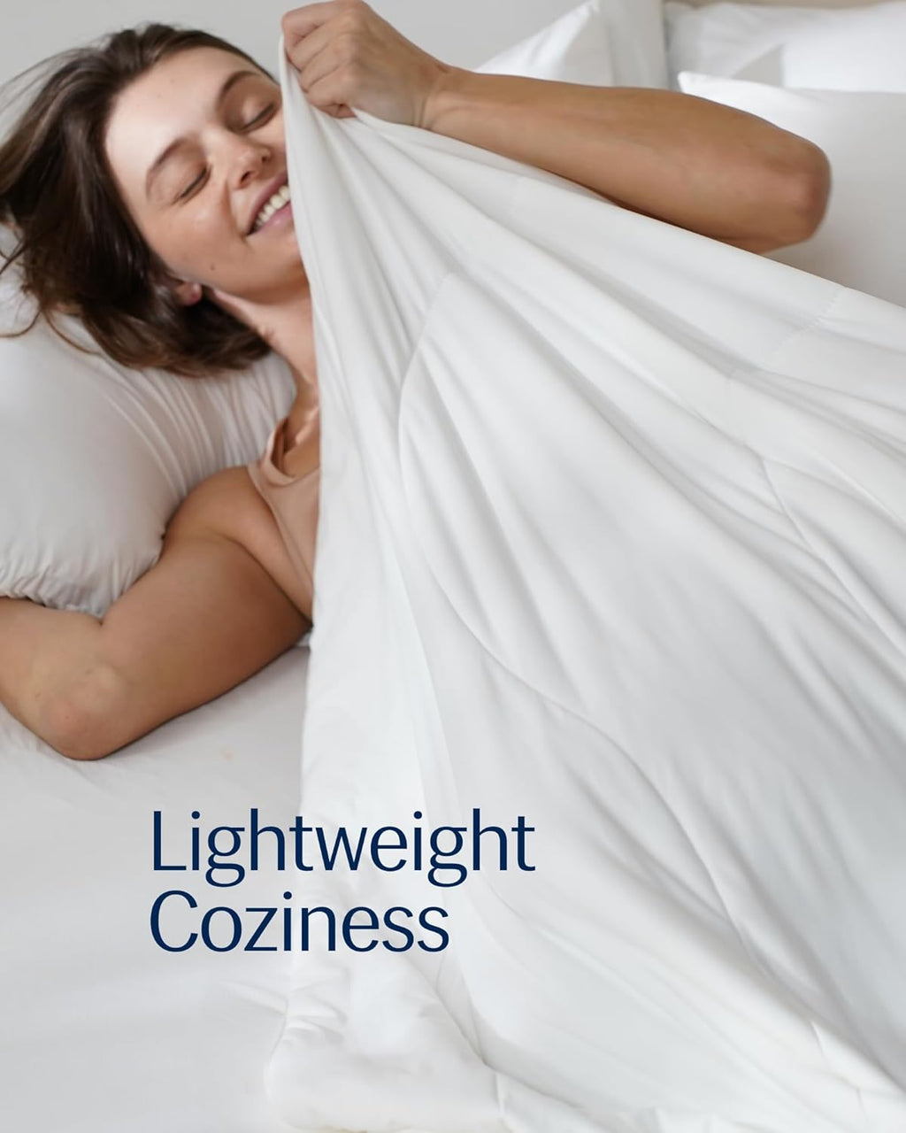 REST® Evercool® Cooling Comforter - Breathable Lightweight Blanket for Hot Sleepers | Full/Queen, 90"x90", Arctic White
