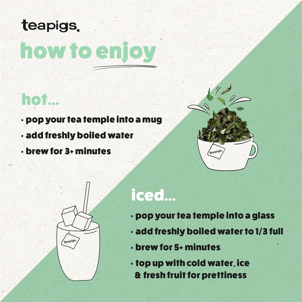 Teapigs Super Fruit Tea, Caffeine Free, Vegan, 15 Bags (Pack Of 6)