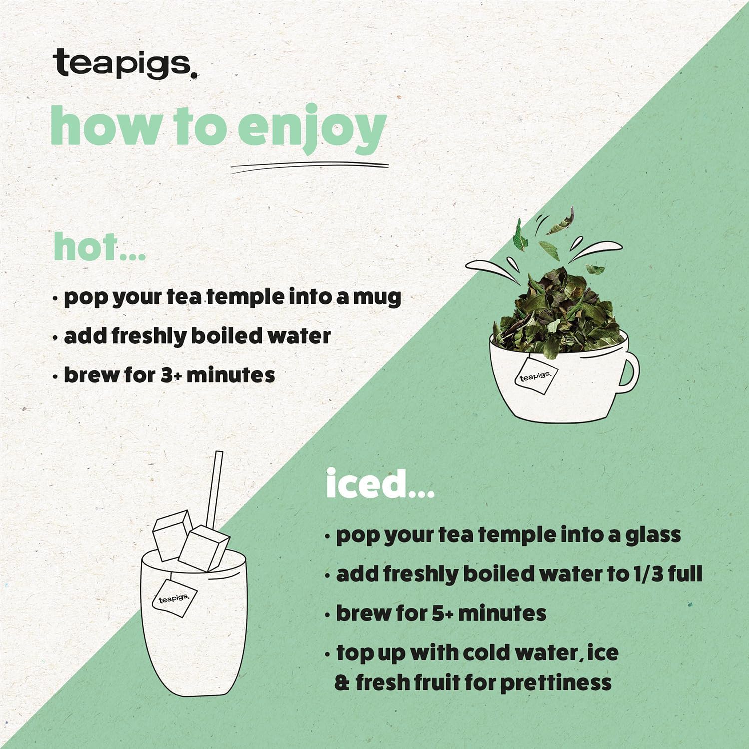Teapigs Super Fruit Tea, Caffeine Free, Vegan, 15 Bags (Pack Of 6)
