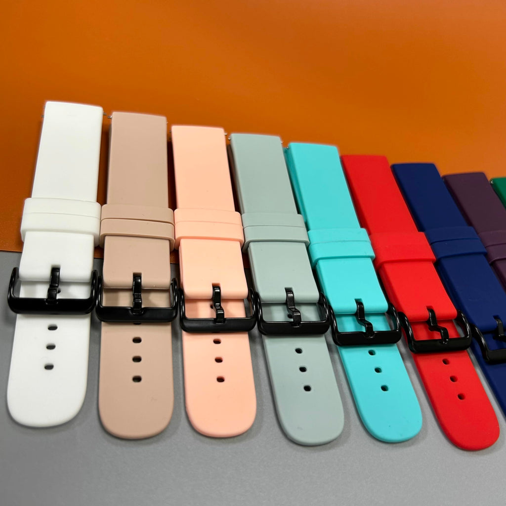 RuenTech Compatible with FITVII HM57 H56 Smart Watch Bands Women&Men, Replacement Silicone Straps Waterproof Wristbands for FITVII HM57 H56 Smartwatch (10-Pack)