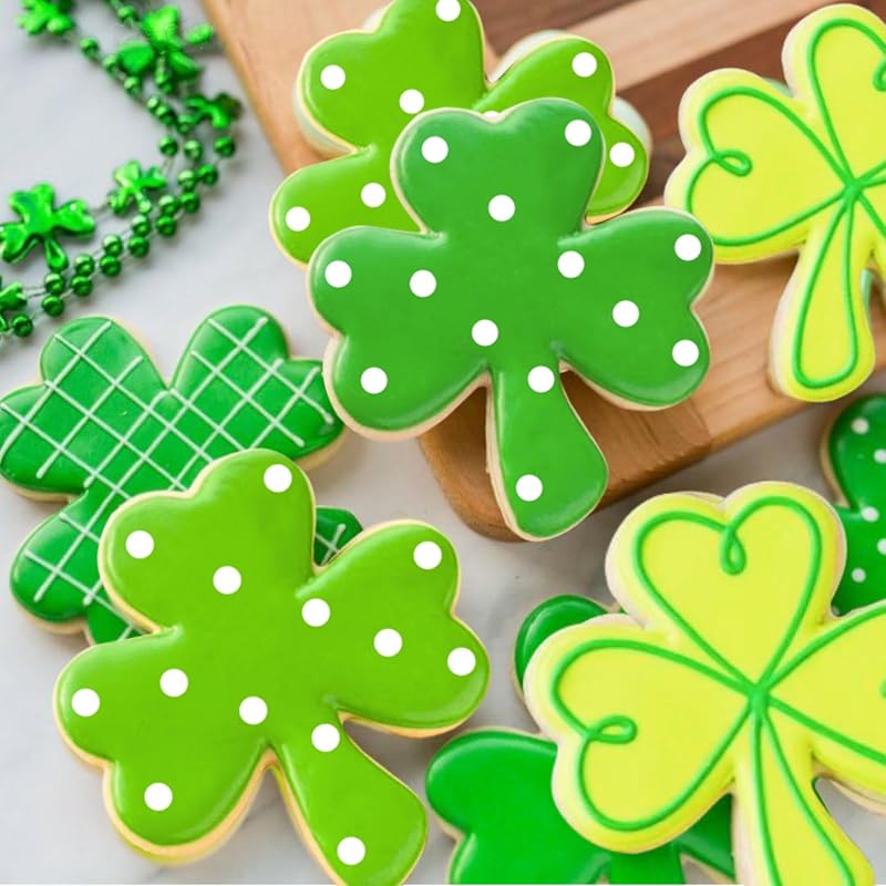 Shamrock Cookie Cutters Set 4 Pcs – 3", 3.5", 4"