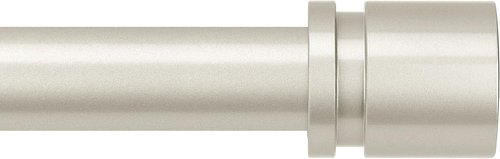Byondeth Adjustable Curtain Rods - 16 to 240 Inches, 1 Inch Diameter, Brushed Nickel Finish