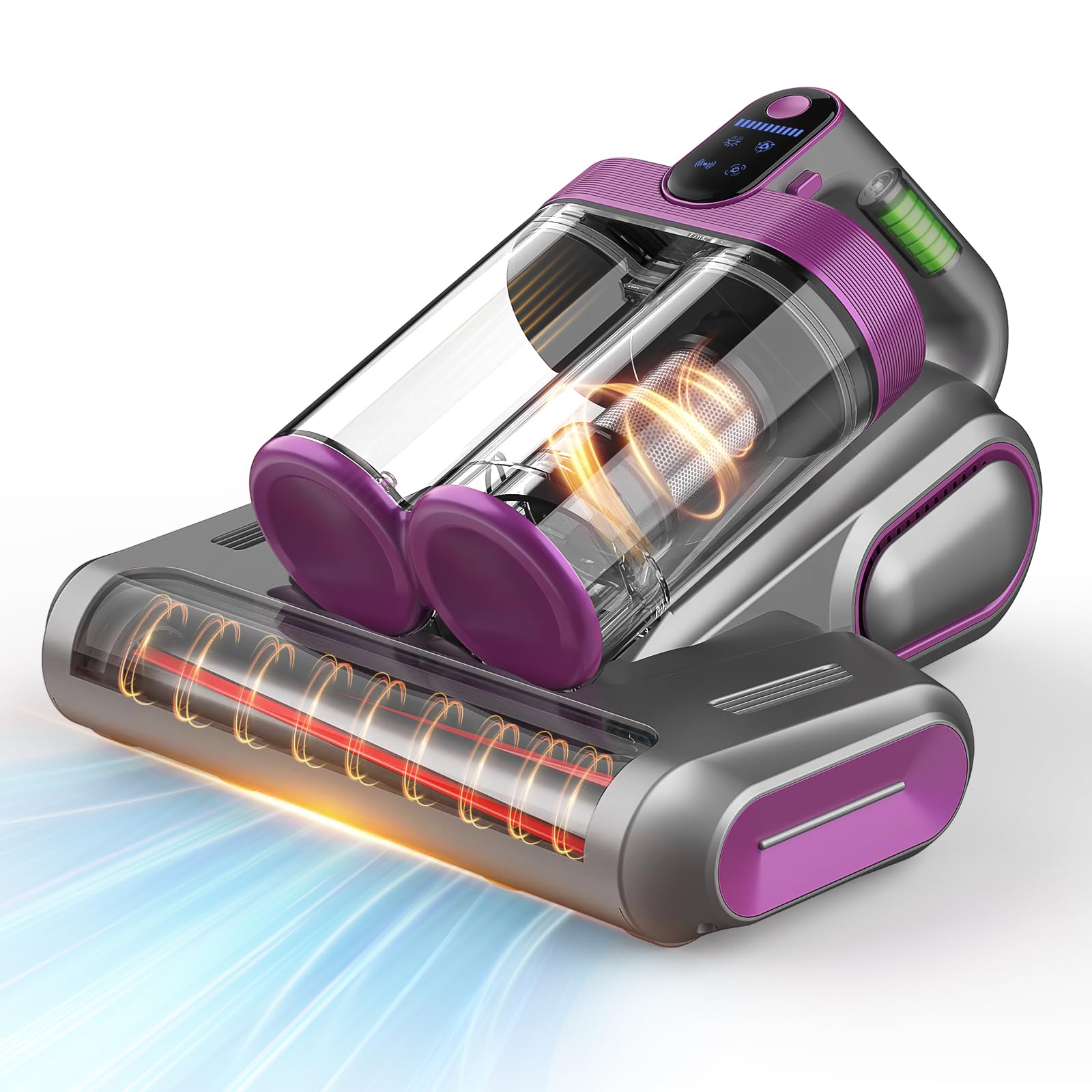 XIAOLANG Bed Mattress Vacuum Cleaner Cordless 16Kpa Handheld Vacuum, Vacuum Cleaner with 253.7nm UV-C Light,HEPA Filter & Ultrasonic, Portable Vacuums for Sofa Bed Couch Crib Gifts for Women her Man