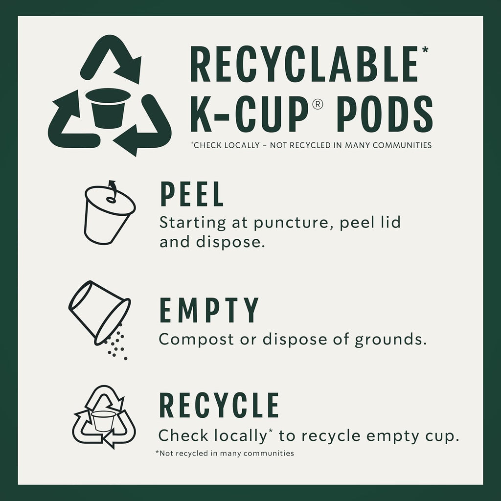 Starbucks K-Cup Coffee Pods - Medium Roast House Blend | 100% Arabica, 10 Pods Per Box