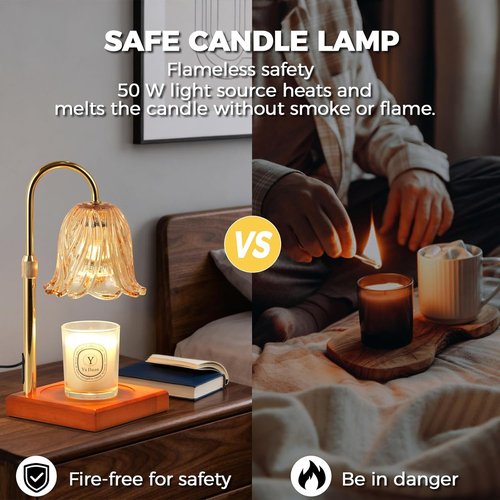 GODONLIF Candle Warmer Lamp - Dimmable with Timer | Perfect Birthday & Housewarming Gift for Women