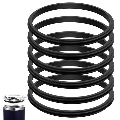 Gasket Replacement for Yeti 30 oz Tumbler Lid, O Ring Rubber Seal Replacement for Yeti 14 oz Mug, 32 oz Tumbler Lid Parts (6 Pack)