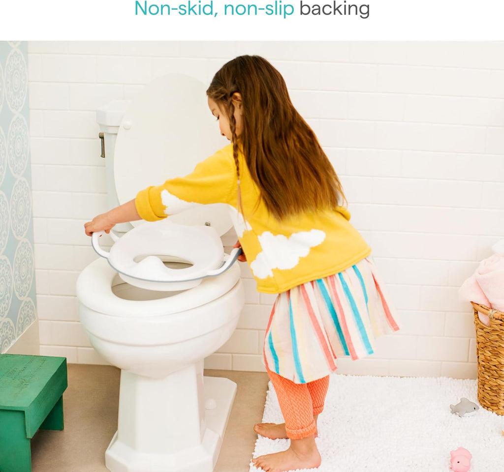 Munchkin® Sturdy™ Potty Training Seat - Comfortable & Secure Design | Grey Color