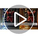 10ft LED Christmas Rope Ladder Light with 5.6ft Hanging Santa Indoor Outdoor Decor