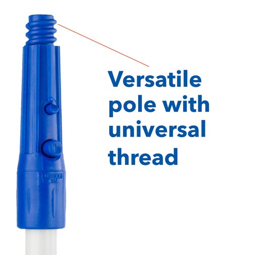 Unger Steel Telescopic Pole, Extend from 2’ to 4’, High Access Extendable Telescoping Poles for Home Cleaning, Clean and Dust Cabinets, Ceiling Fans, Picture Frames, Windowsills