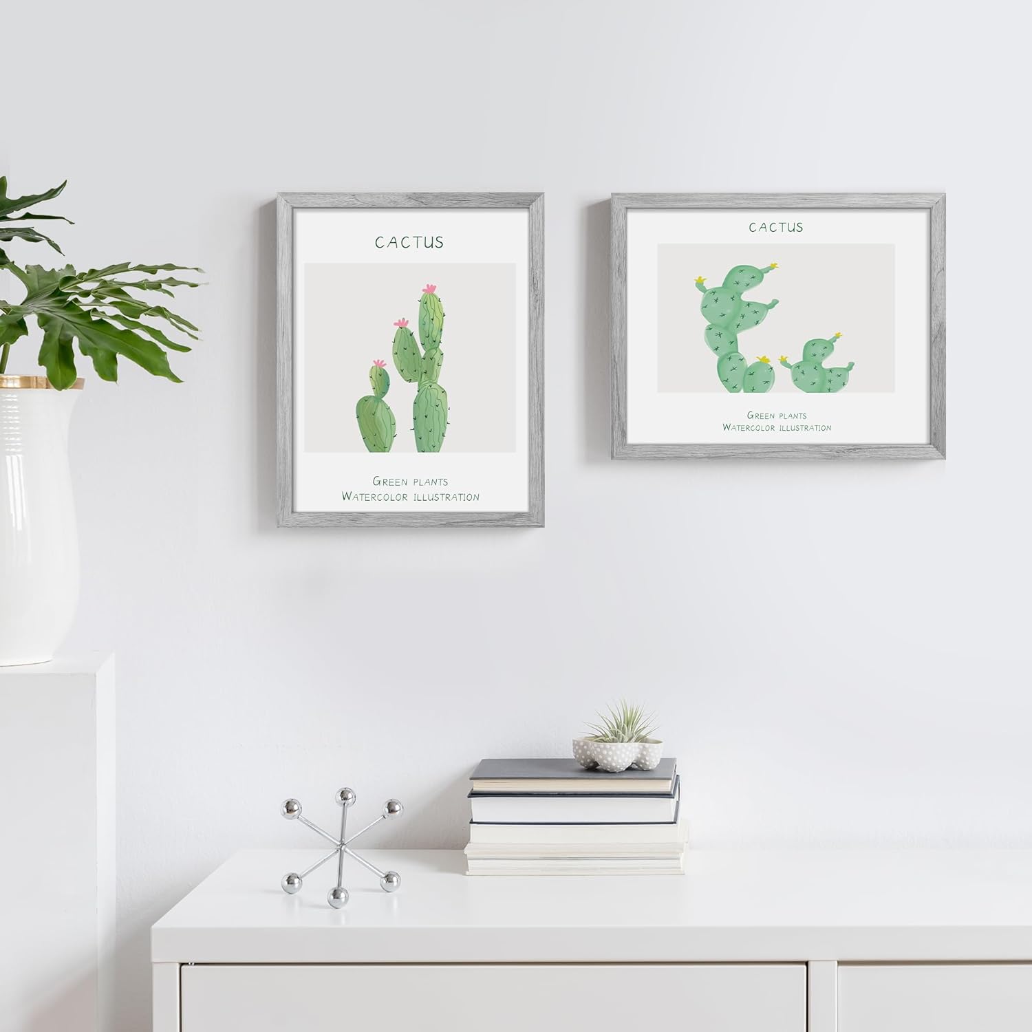 Upsimples 11x14 Picture Frame - Display 8x10 Photos with Mat or 11x14 Without | Gray, 1 Pack