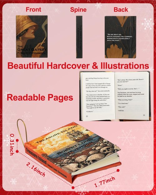 Bookish Advent Calendar 2025 by Unique Gifts | 25 Festive Ornaments for Book Lovers - Perfect for Christmas