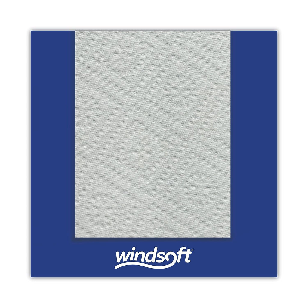 Windsoft Premium Paper Towels - 12-Pack Double Rolls | 110 Sheets Per Roll, 2-Ply, Enhanced Absorbency