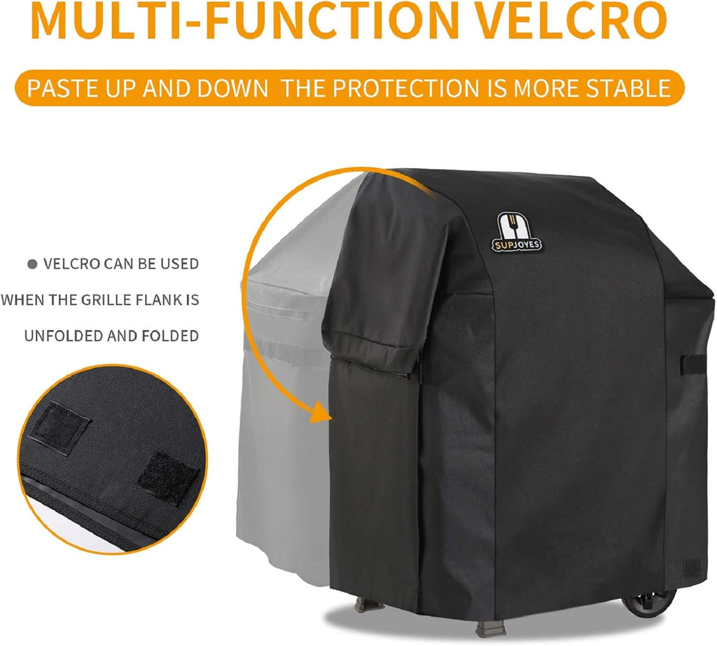 SUPJOYES Gas Grill Cover - Heavy Duty Waterproof Protection for Weber Spirit II 310 | 51 Inch