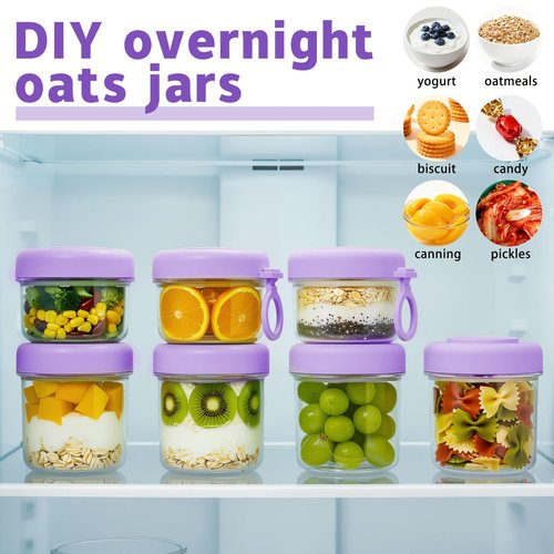 LKTKJDS On the Go Yogurt Parfait Snack Cup 26 oz with Spoon & Lid, 100% Leak Proof Granola Holder for To Go Breakfast Cereal Fruit Overnight Oats Container Reusable, Travel Hiking Camping