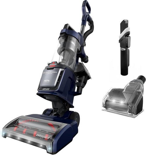 Bissell Pet Hair Eraser Vacuum - DualBrush Self-Cleaning Technology & HEPA Allergen System | 42943