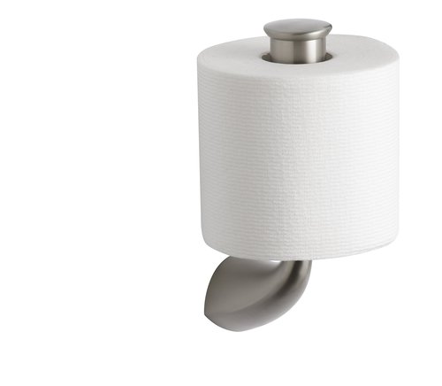 KOHLER K-37056-BN Alteo Vertical Tissue Holder, Vibrant Brushed Nickel
