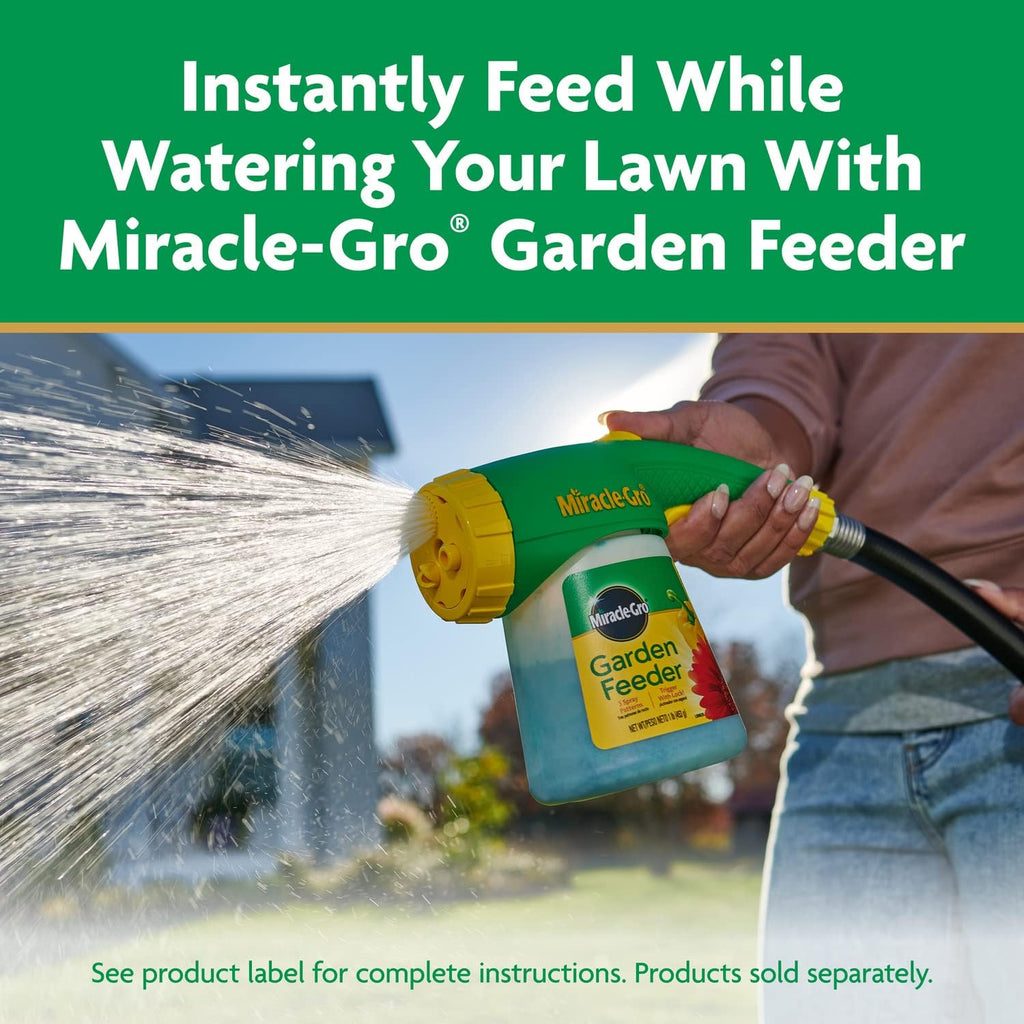 Miracle-Gro Water Soluble Lawn Food - All Grass Fertilizer Feeds Up to 7,200 Sq. Ft.