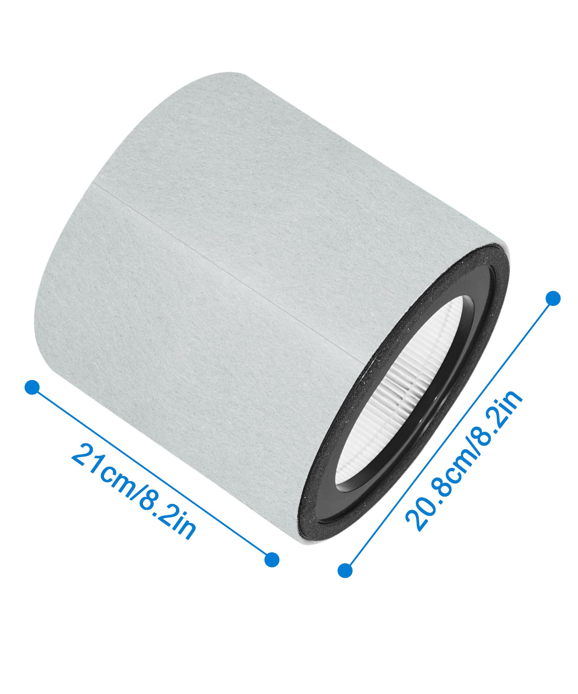 Facecool Replacement Filter Compatible with TruSens Z-3000 Air Purifier, 3-in-1 Filtration High-efficiency Activated carbon Pre-Filter, with 1 HEPA Filter + 4 Carbon Filters + 4 Pre-Filters (Large)