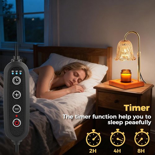 GODONLIF Candle Warmer Lamp - Dimmable with Timer | Perfect Birthday & Housewarming Gift for Women