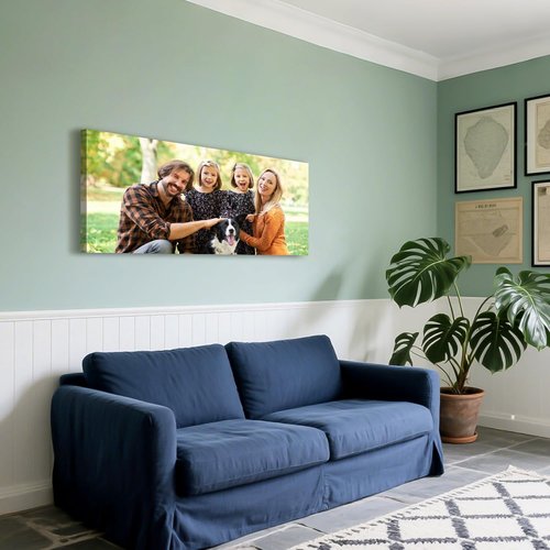 Custom Canvas Prints by [Brand Name] - Personalized Wall Art for Weddings, Family, and Pets | 40x20 Wrapped Frame