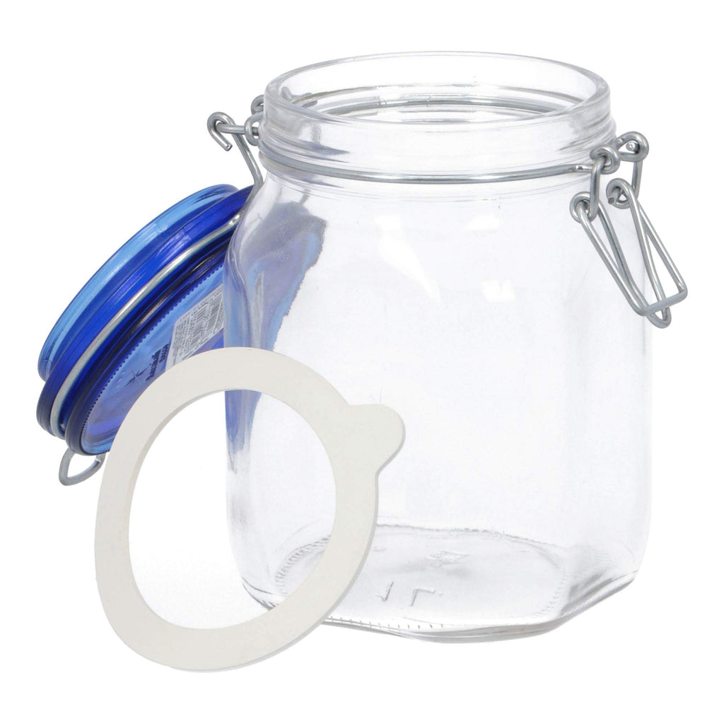 vorratsglas1,0ltr.Fido bl.DKL.