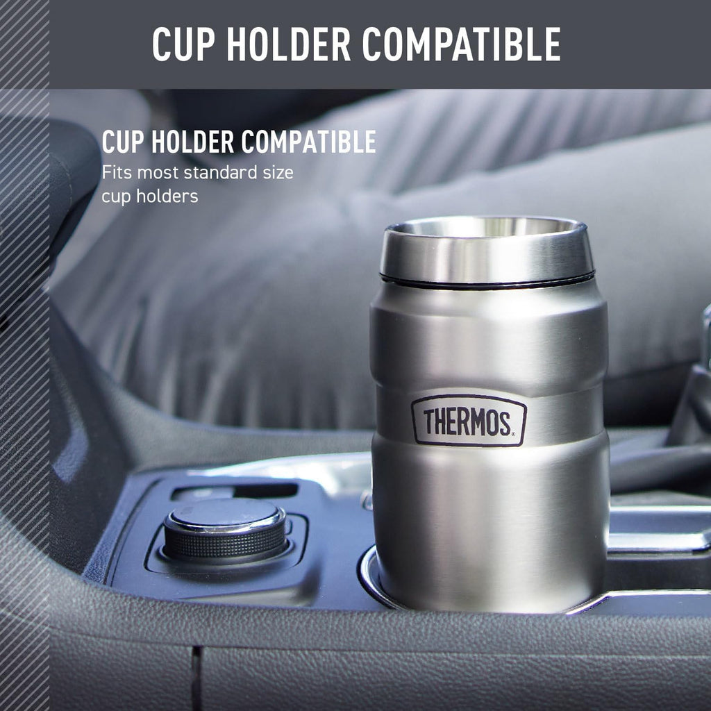 THERMOS Stainless King Vacuum-Insulated Tumbler - 16oz Army Green | Leak-Proof Coffee Cup for Hot & Cold Drinks