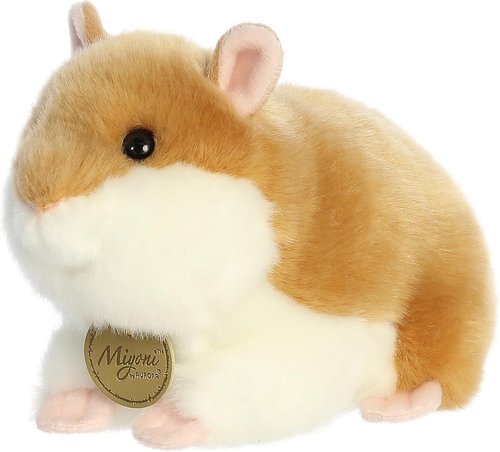 Aurora® Miyoni® Hamster Stuffed Animal - Lifelike Details for Cherished Companionship - 7-Inch Brown