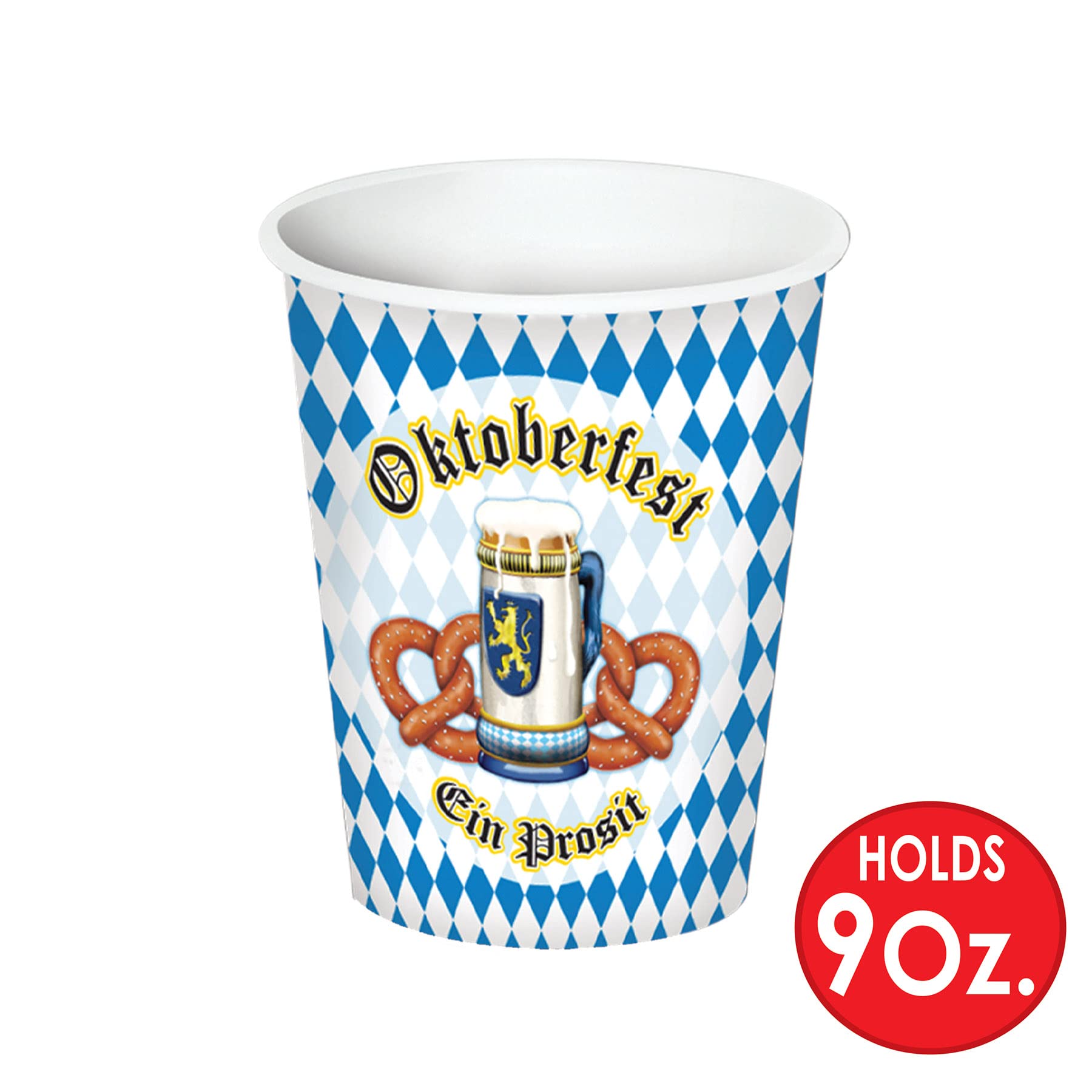 Beistle , 24 Piece Oktoberfest Beverage Cups, 9 Ounces