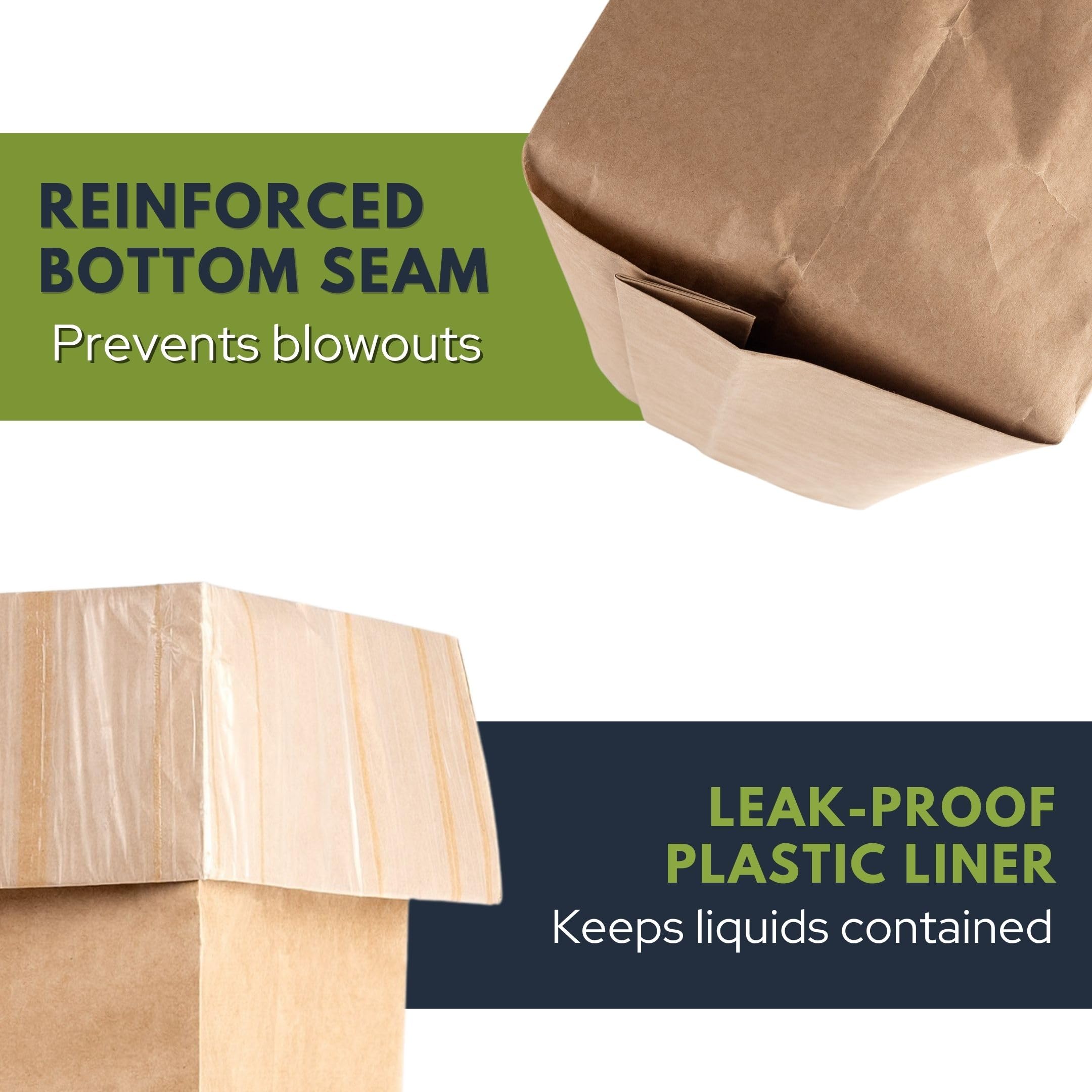 Wenses Paper Trash Compactor Bags, 12 Pack, Fits 15-Inch Compactors