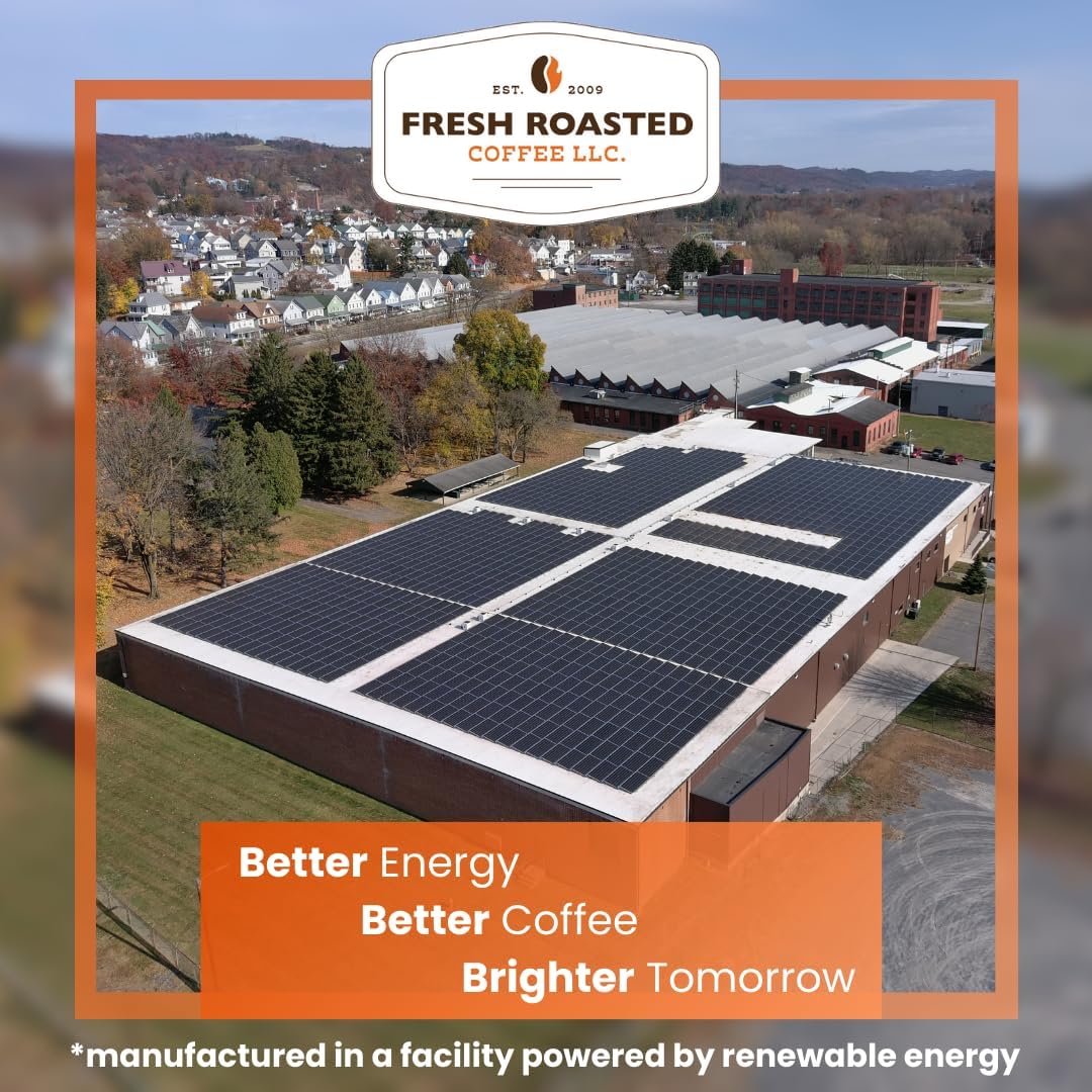 Fresh Roasted Coffee, Organic Ethiopian Yirgacheffe Whole Bean Coffee, Light Roast, USDA Organic, 3rd Party Tested for Mold, Mycotoxin & Pesticides, Kosher, 12 oz