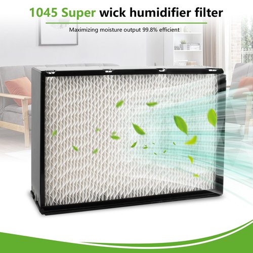 Alocs 1045 Humidifier Wick Filter Replacement for Aircare Essick Air Evaporative Humidifiers - Compatible with H12300, H12300HB, H12400, H12400HB, H12600, H12600, H12001, H12AEUO, H12AUKP