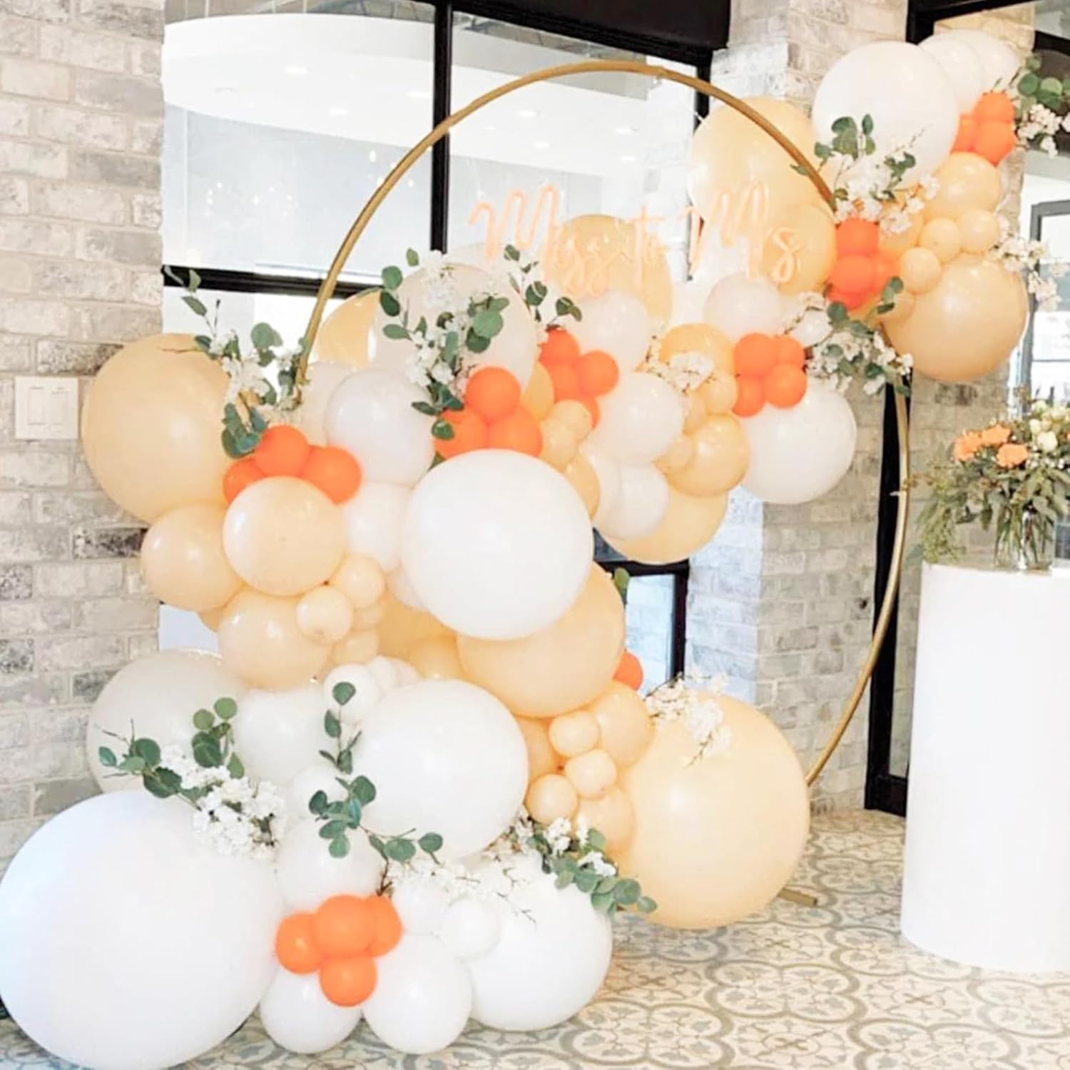 Voircoloria Blush Balloons - 66-Pack 12-Inch Nude Latex Balloons for Weddings, Graduations & Parties