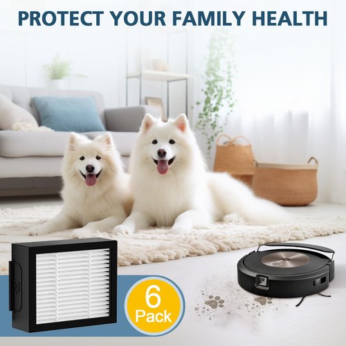 Combo 10 Max/ j9+/ j7+ HEPA Filters ONLY Compatible With i-Robot Roomba Combo 10 Max, Combo j9+, Combo j7+ Robot Vacuum (𝗡𝗼𝘁 𝗙𝗶𝘁 𝗳𝗼𝗿𝗥𝗼𝗼𝗺𝗯𝗮 j7/ j7+/ j9/ j9+)