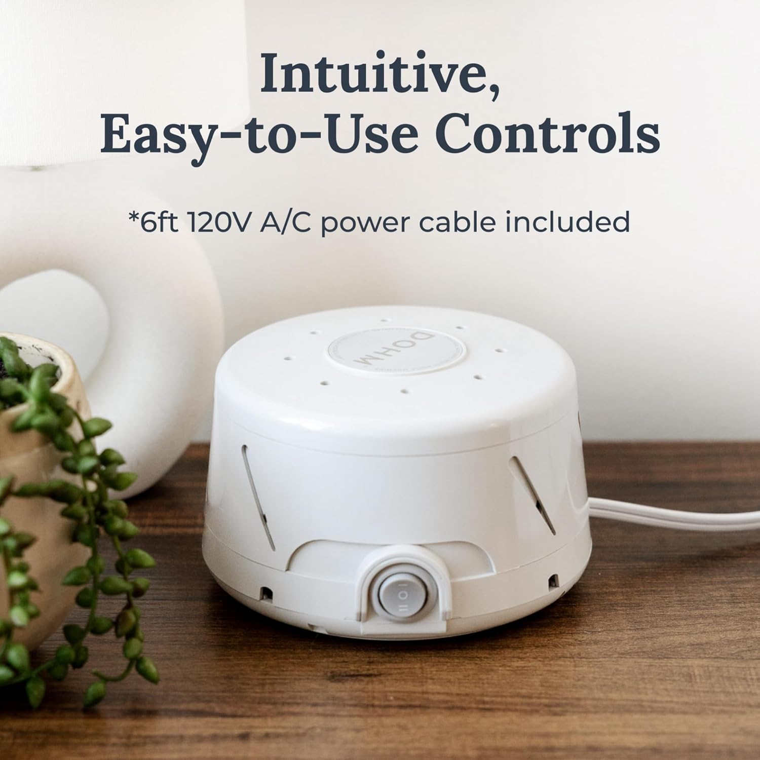 Yogasleep Dohm Classic White Noise Sound Machine - Soothing Natural Sounds for Sleep Therapy & Meditation