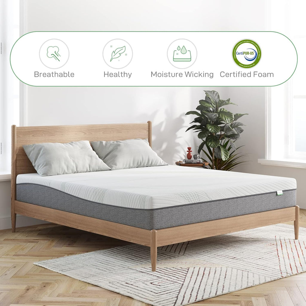 Novilla California King Mattress - 10-Inch Gel Memory Foam for Pressure Relief | CertiPUR-US Certified