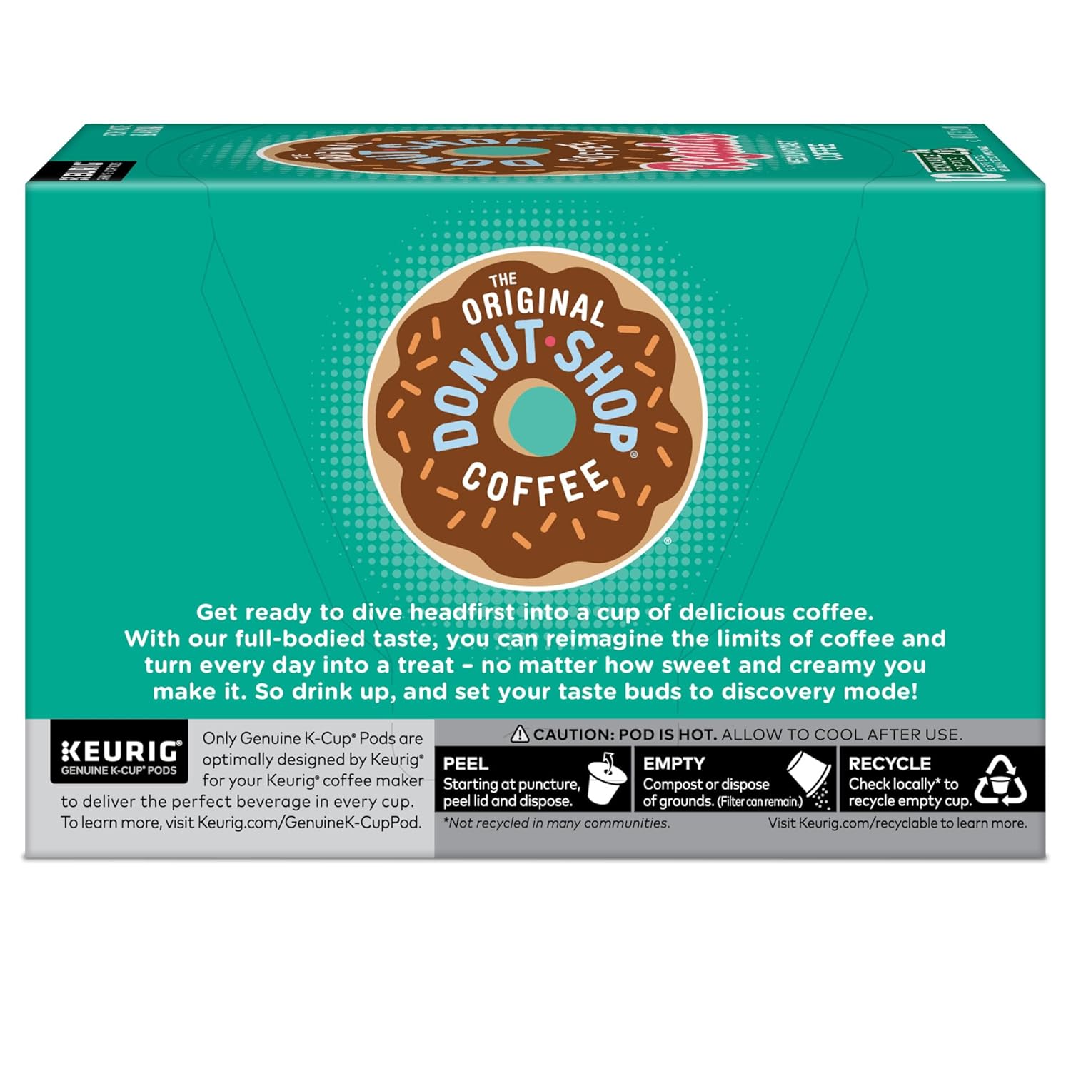 Original Donut Shop K-Cup Pods - Medium Roast Coffee, 60 Count (6 Packs of 10)