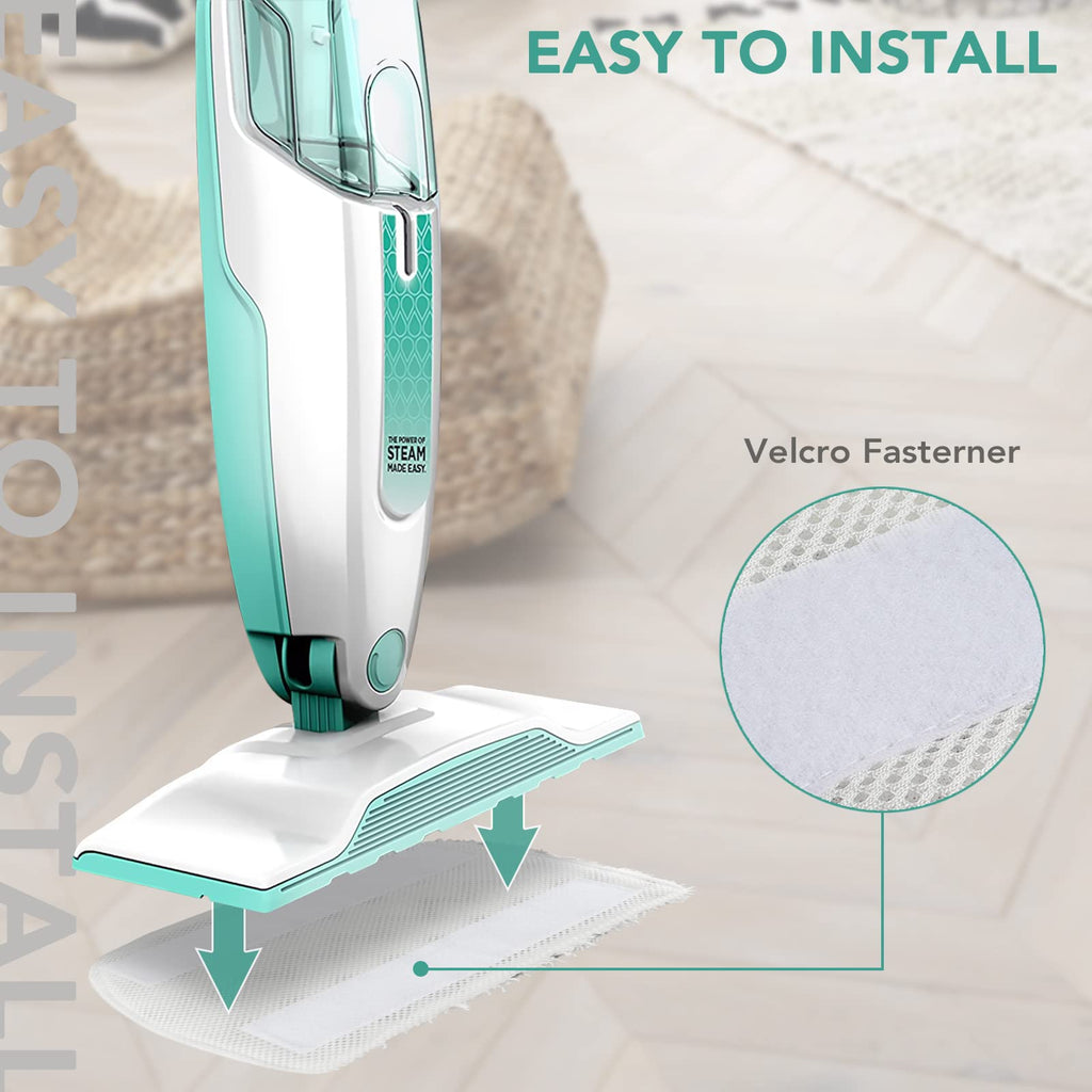 Sgizoku S1000 S2001 Steam Mop Replacement Pads for Shark Steam Mop S1000 S1000A S1000C S1000WM S10001C S1200 & S2001 SteamSpot Steam Mop - Dirt Grip, Washable & Reusable for All Floor Clean - 5Pack