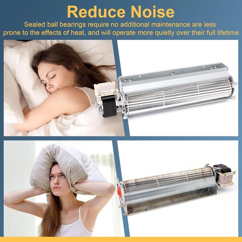 Desa Fireplace Blower Replacement - High-Performance Fan for GA3650, GA3750 Models | Compatible with FMI, Vanguard, Vexar
