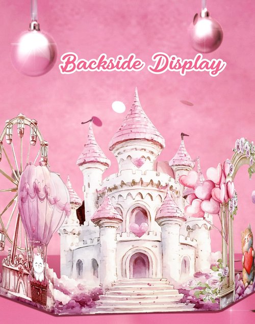Coralogo Pink Cats Pop up Wedding Card - Cute Funny 3D Wedding Congratulations Card, Romantic Cat Newly Wed Gifts for Newlywed Couple Girlfriend Wife in Anniversary Valentine’s Day All Occasion