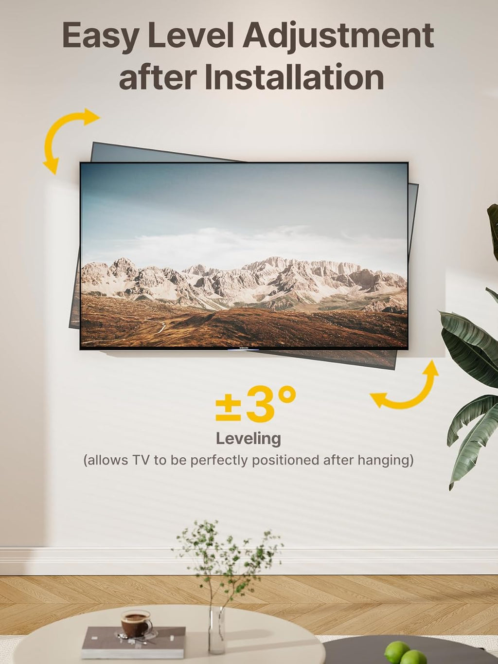 monTEK Full Motion TV Wall Mount - Swivel & Tilt Bracket for 23-65 Inch TVs | Max VESA 400x400mm, 77 lbs Capacity