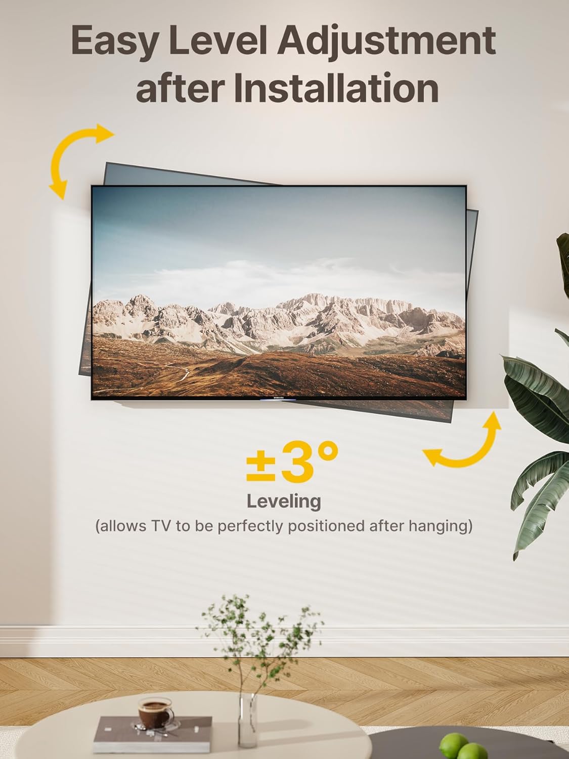 monTEK Full Motion TV Wall Mount - Swivel & Tilt Bracket for 23-65 Inch TVs | Max VESA 400x400mm, 77 lbs Capacity